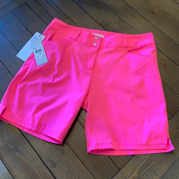 hot pink golf shorts